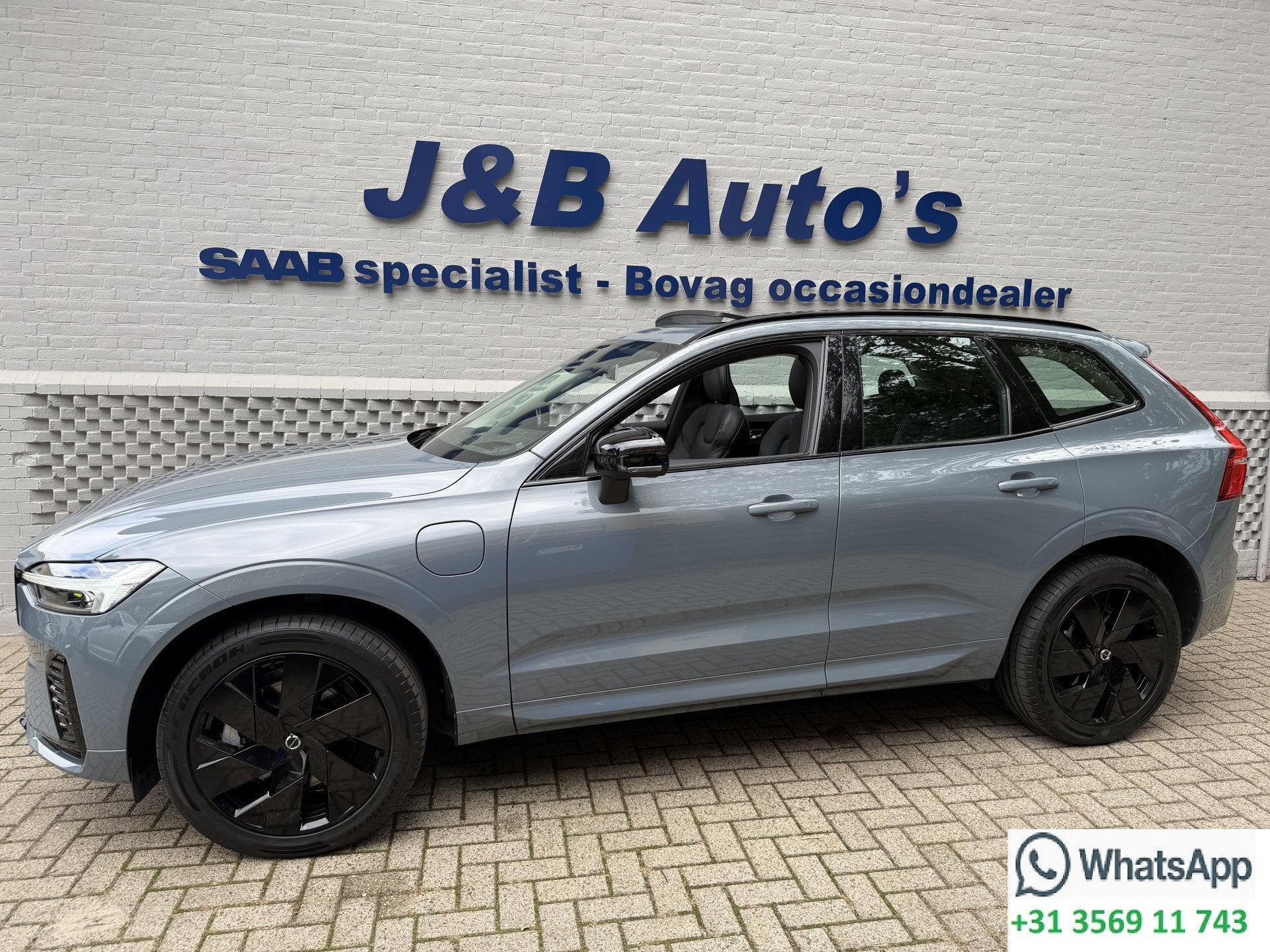 Volvo XC60 2.0 T6 Plug-in hybrid AWD Ultimate Dark Schuif/ka, Auto's, Volvo, Automaat, Gebruikt, 4 cilinders, 1969 cc