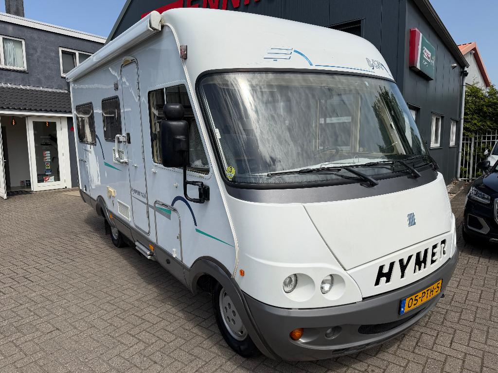 Hymer 574 2.8 JTD / Dak Airco en Motor Airco , Top staat, Caravans en Kamperen, Campers, Integraal, Ringverwarming, Fiat, Fiat