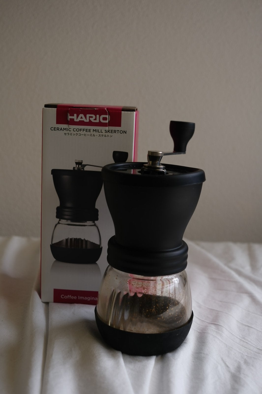 Hario skerton keramisch koffiemolen, Ophalen, Gebruikt, Overige modellen, Koffiebonen