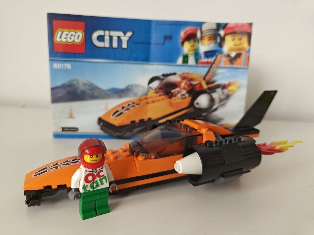 LEGO City 60178 – Speed Record Car (2018), Inclusief extra onderdelen, Lego, Ophalen of Verzenden, Complete set