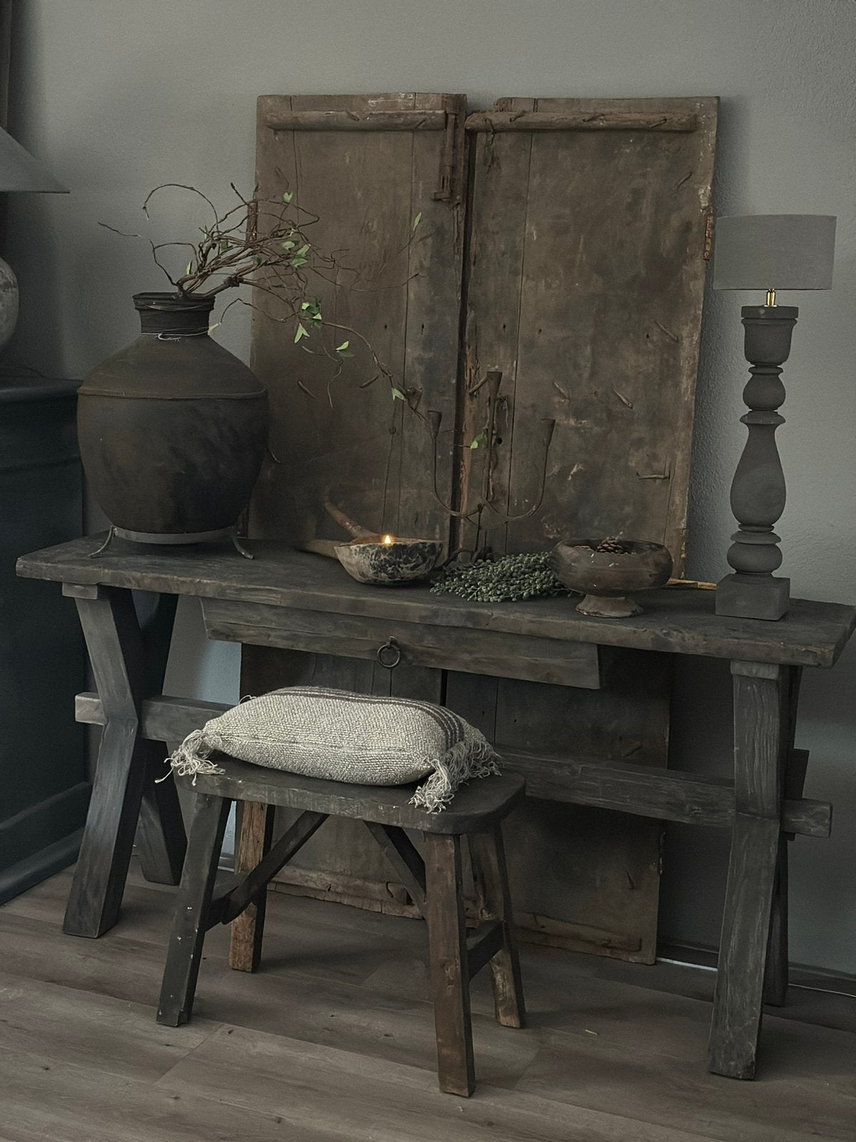 Hoffz X poot sidetable, Huis en Inrichting, Tafels | Sidetables, Ophalen of Verzenden, Zo goed als nieuw, 25 tot 50 cm, Rechthoekig