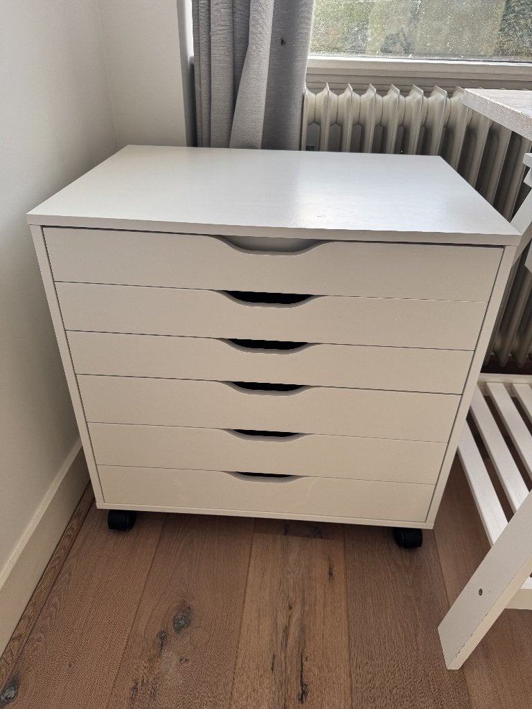 IKEA Alex ladeblok, Ophalen, 5 laden of meer, 50 tot 100 cm, Zo goed als nieuw