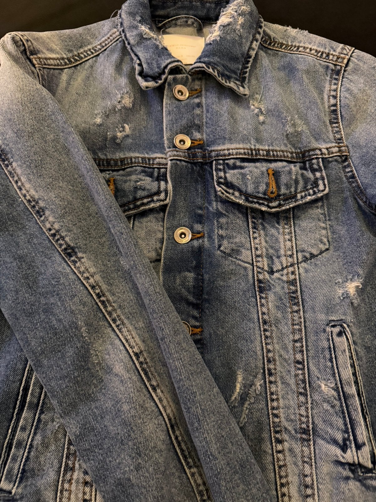 Spijkerjasje, Kleding | Dames, Jassen | Zomer, Ophalen of Verzenden, Zo goed als nieuw, Blauw