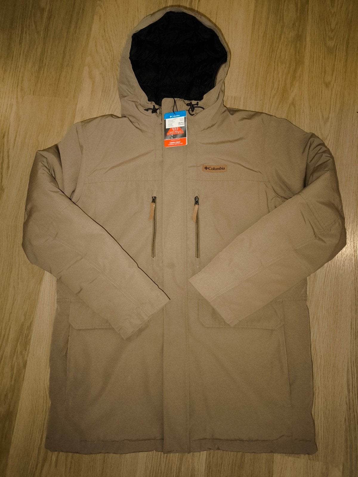 nieuwe Columbia winter parka maat L omni heat, Maat 52/54 (L), Columbia, Bruin, Nieuw