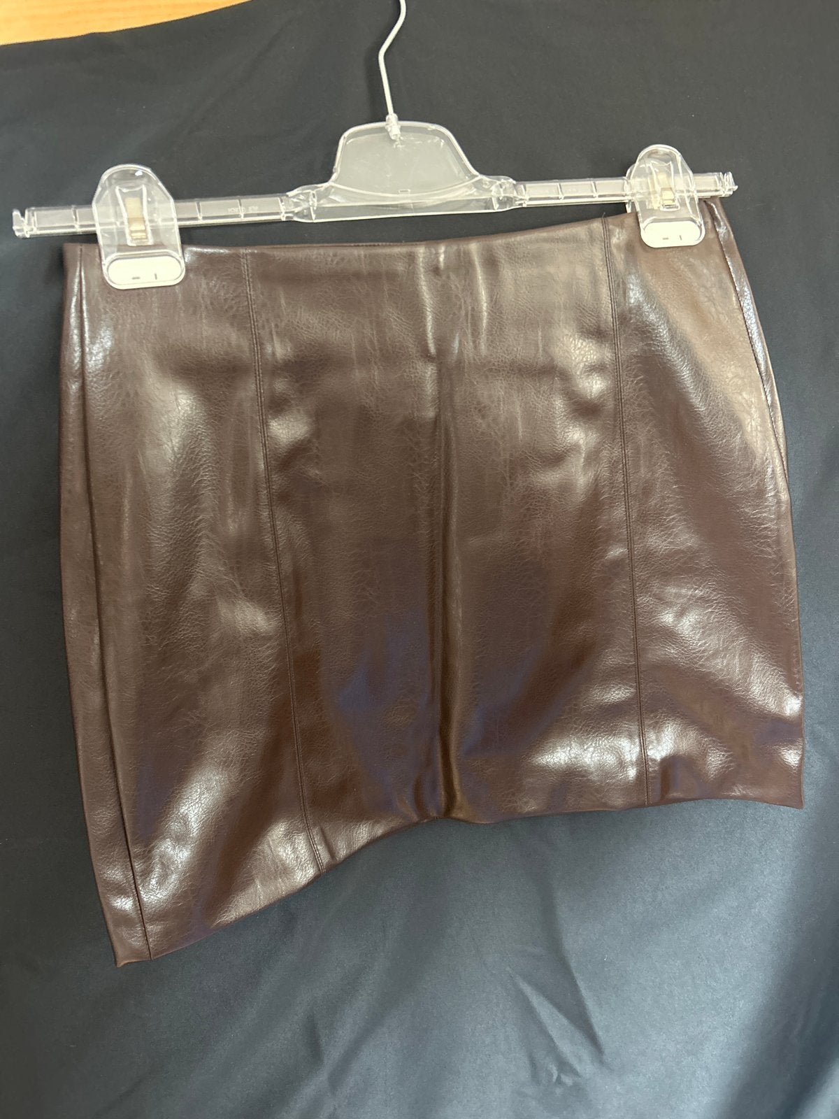 Costes bruine leren rok maat S, Kleding | Dames, Rokken, Bruin, Ophalen of Verzenden, Zo goed als nieuw, Maat 36 (S)