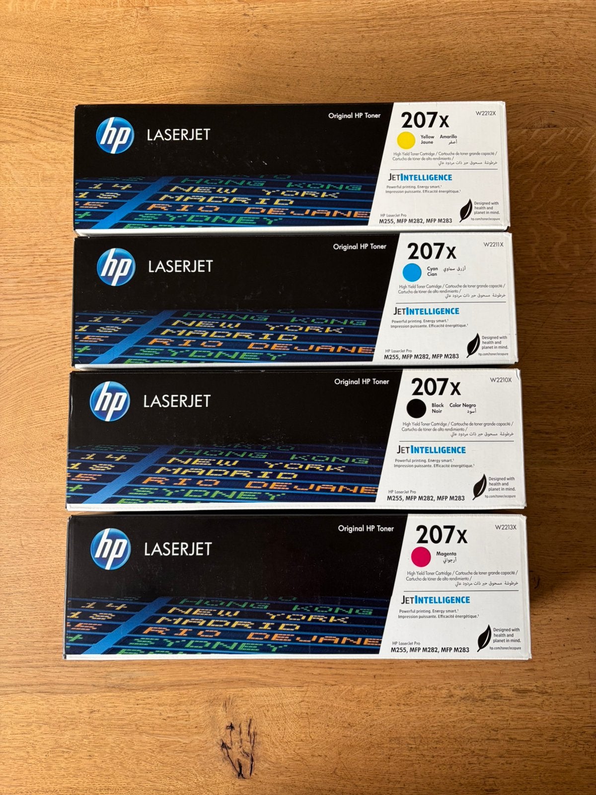 Originele HP 207X toner set CMYK W2210X t/m W2213X, Ophalen of Verzenden, Nieuw, Toner
