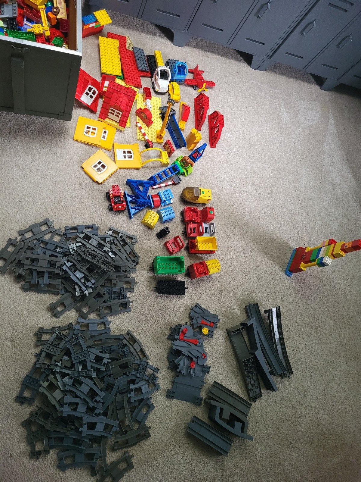 Duplo treinenset met extra duplo, Ophalen, Zo goed als nieuw, Duplo