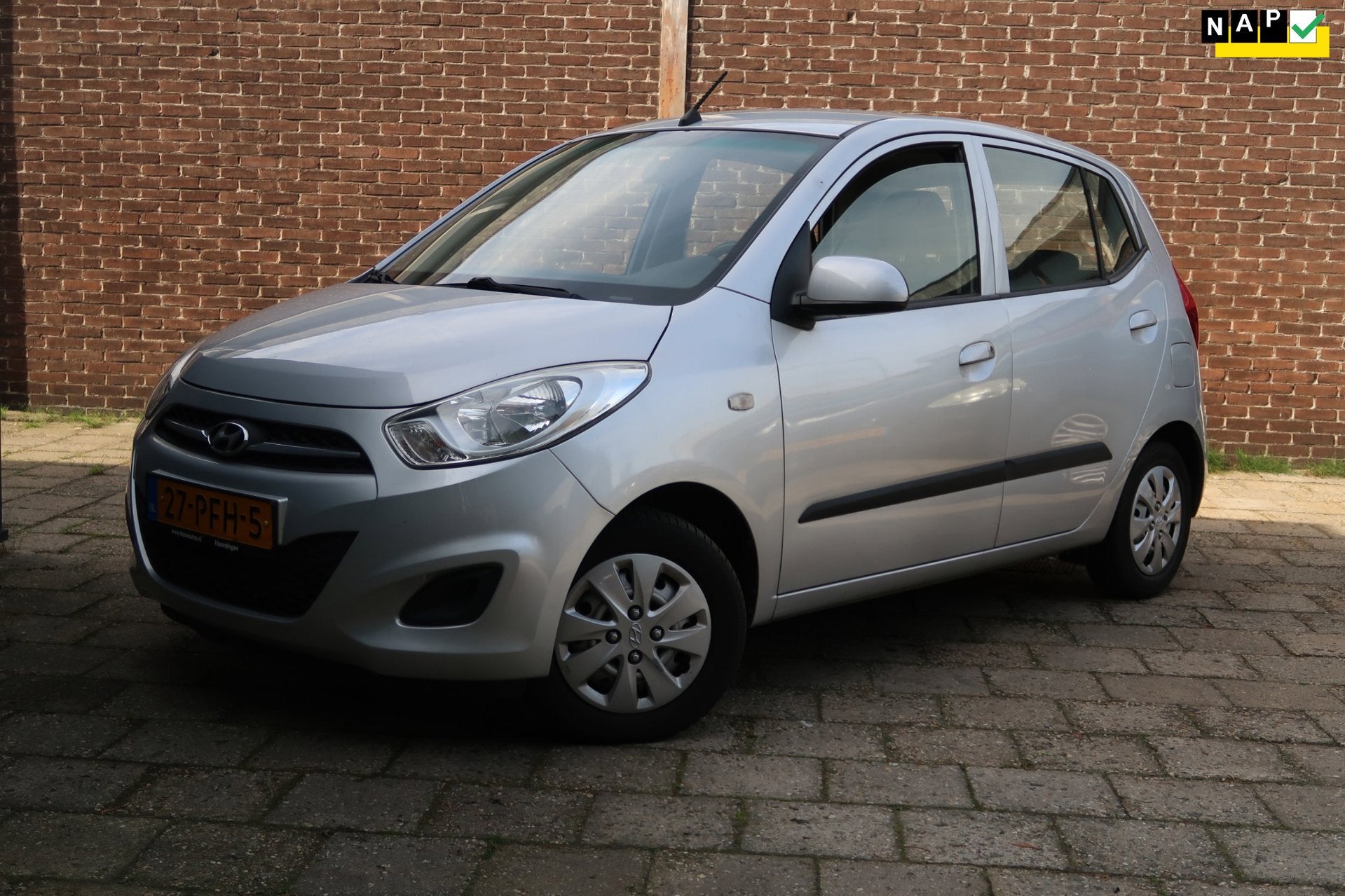 Hyundai I10 1.2 i-Drive Cool *Rijklaarprijs *Airco *Onderhou, Auto's, Voorwielaandrijving, Euro 5, Gebruikt, 4 cilinders