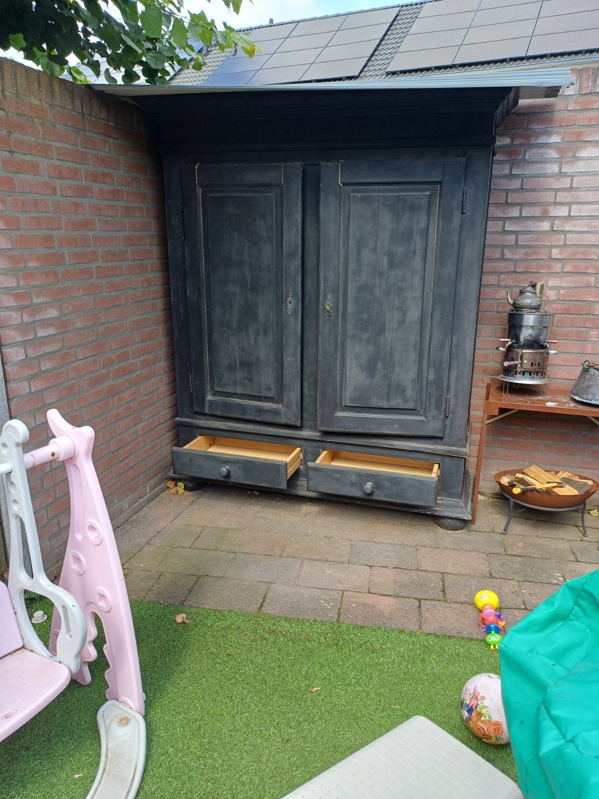Mooie degelijke eiken kast, Ophalen of Verzenden