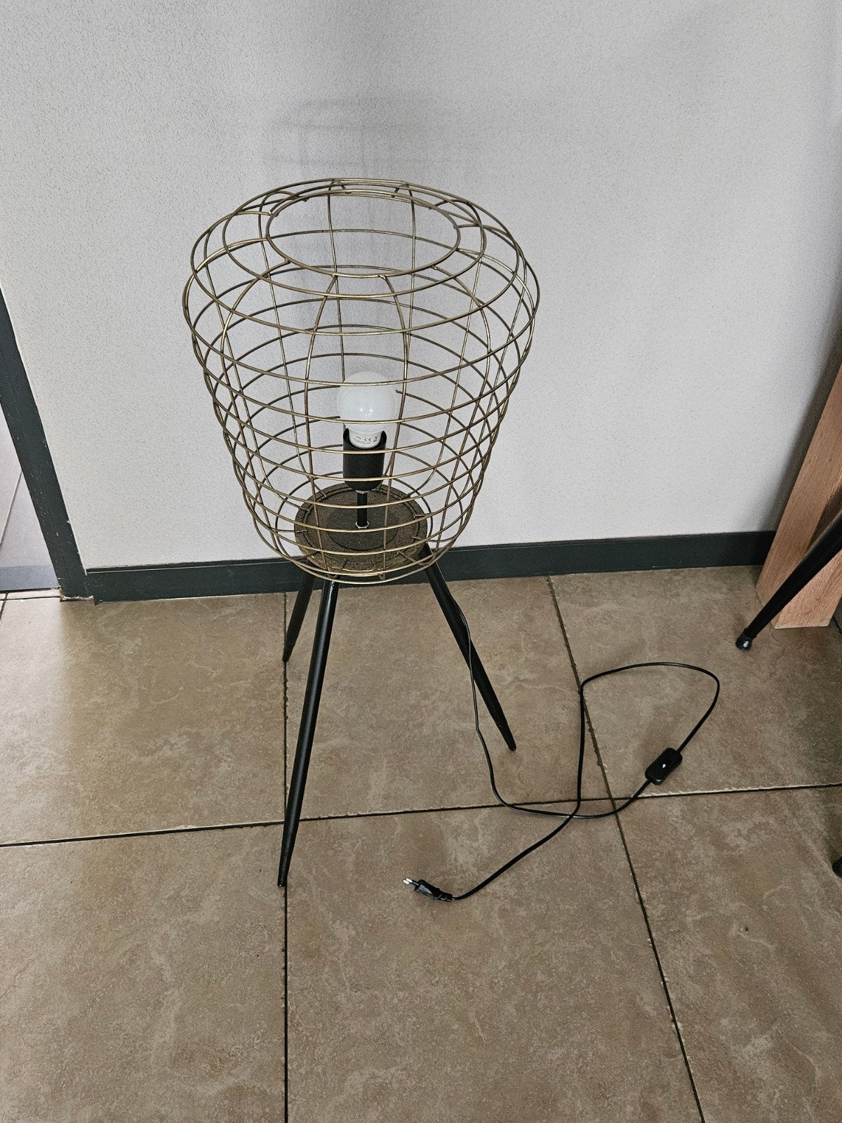 staande lamp, Ophalen, Zo goed als nieuw, E27 (groot), 150 tot 200 cm