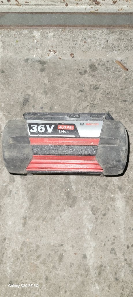 Bosch 36V 4.0Ah Li-ion Accu voor Elektrisch Gereedschap, Ophalen of Verzenden, Gebruikt