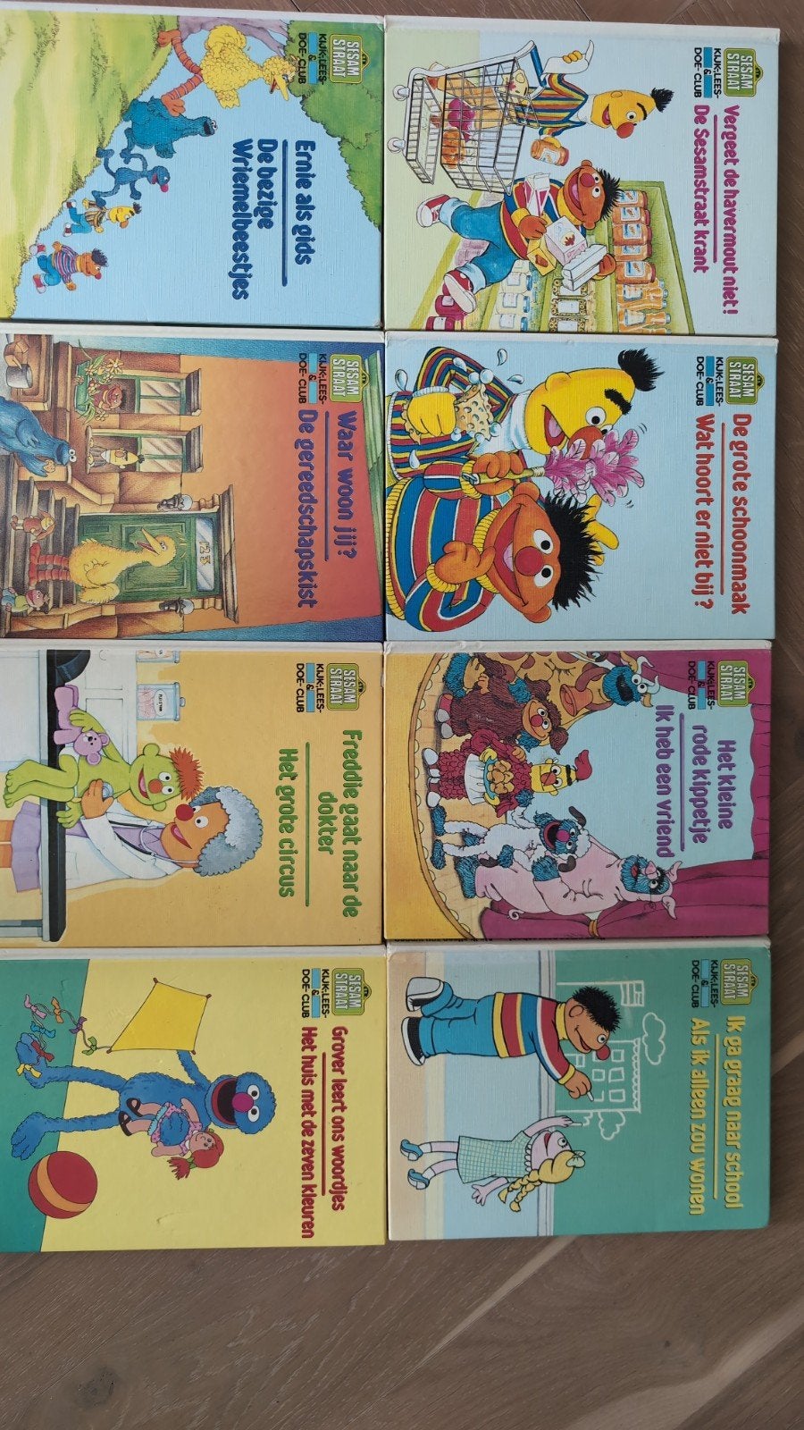 Sesamstraat Boeken Collectie - 8 Kinderboeken, Boeken, Ophalen of Verzenden, Gelezen, Diverse auteurs, Fictie algemeen
