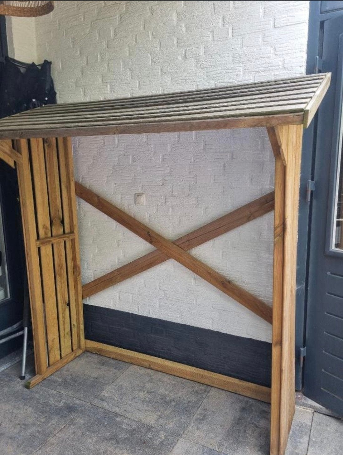 Houtopslag voor brandhout - Stevig en duurzaam, Tuin en Terras, Haardhout, Ophalen of Verzenden