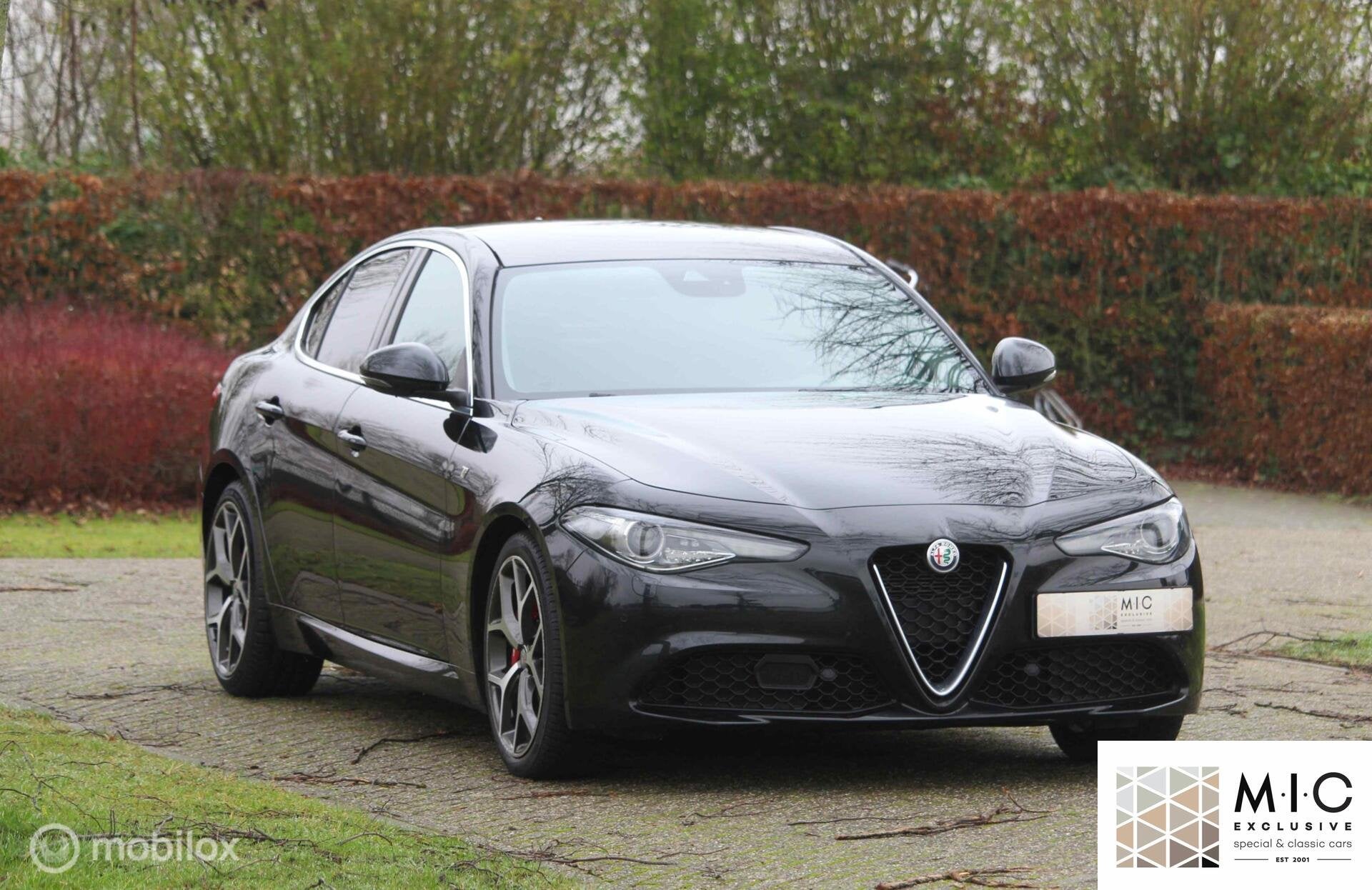 Alfa Romeo Giulia 2.0T TI | Vol | 12 mnd garantie | Inr. mog, Auto's, Alfa Romeo, Automaat, Achterwielaandrijving, Zwart, 1404 kg