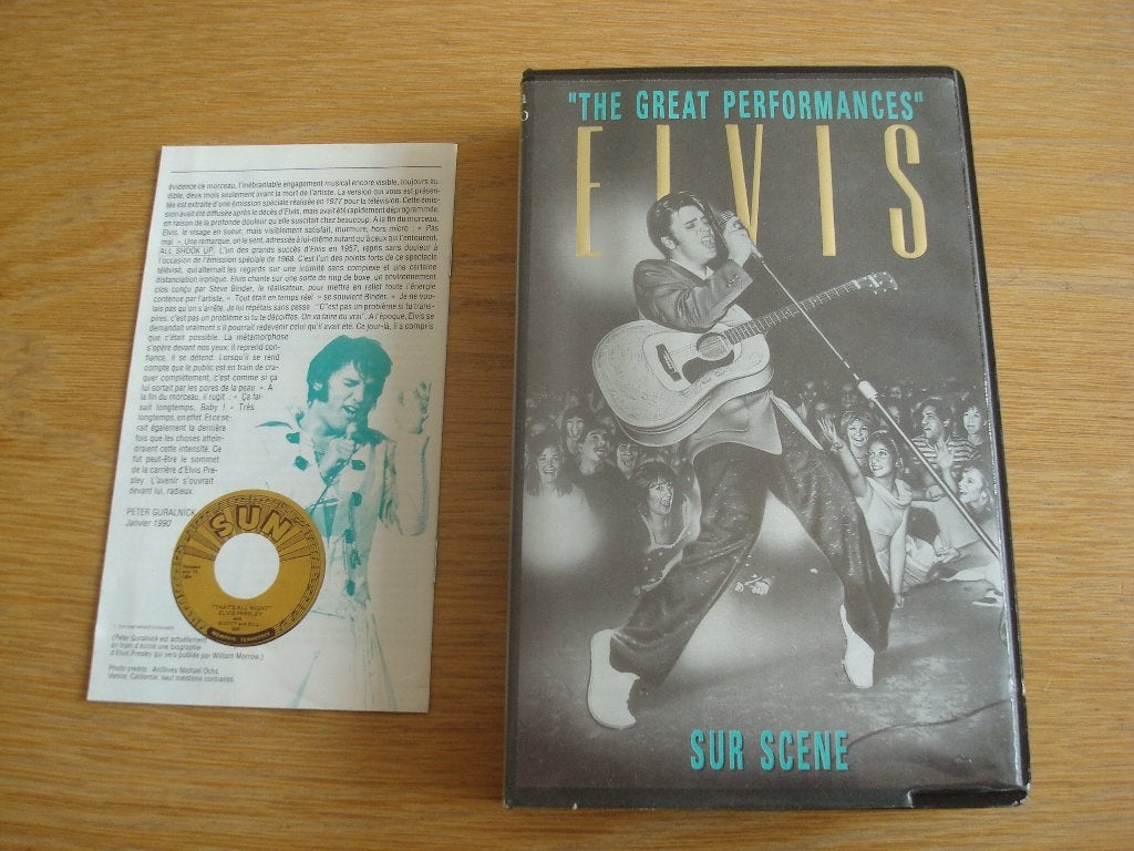 Video VHS Elvis Presley, Alle leeftijden, Muziek en Concerten, Ophalen of Verzenden, Zo goed als nieuw