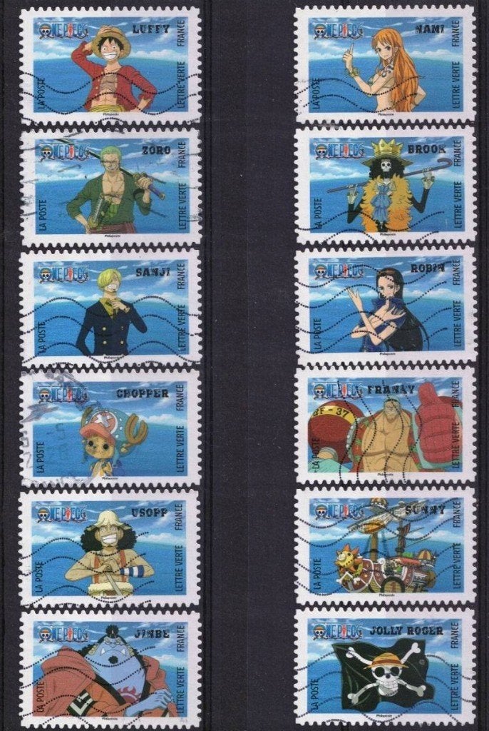 Frankrijk, serie "jeugd-One" 2025-25, Postzegels en Munten, Verzenden, Gestempeld