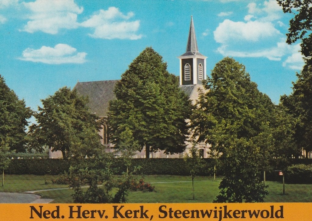 STEENWIJKERWOLD Ned. Herv. Kerk, Verzenden, 1960 tot 1980, Ongelopen, Overijssel