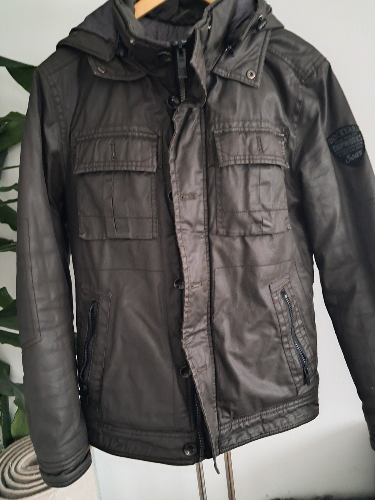 TOM TAILOR WINTER JAS MT M, Bruin, Maat 48/50 (M), Tom Tailor, Ophalen of Verzenden