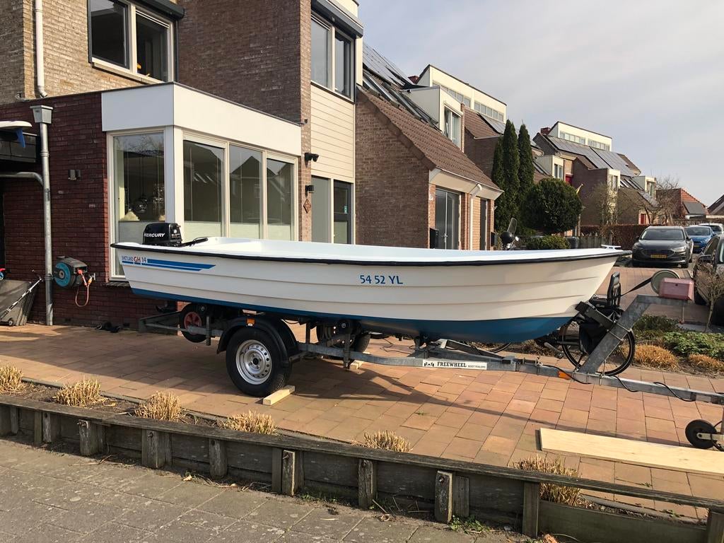 Shetland GH14 visboot, Tot 10 pk, Ophalen of Verzenden, Zo goed als nieuw, 3 tot 6 meter