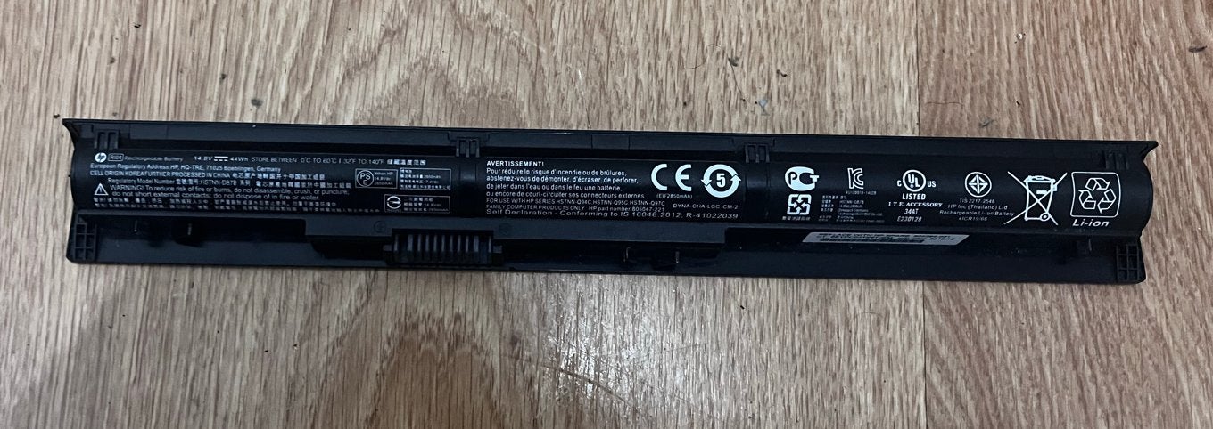 HP Laptop Accu - Origineel en Gebruikt, Computers en Software, Accu's en Batterijen, Ophalen, Refurbished