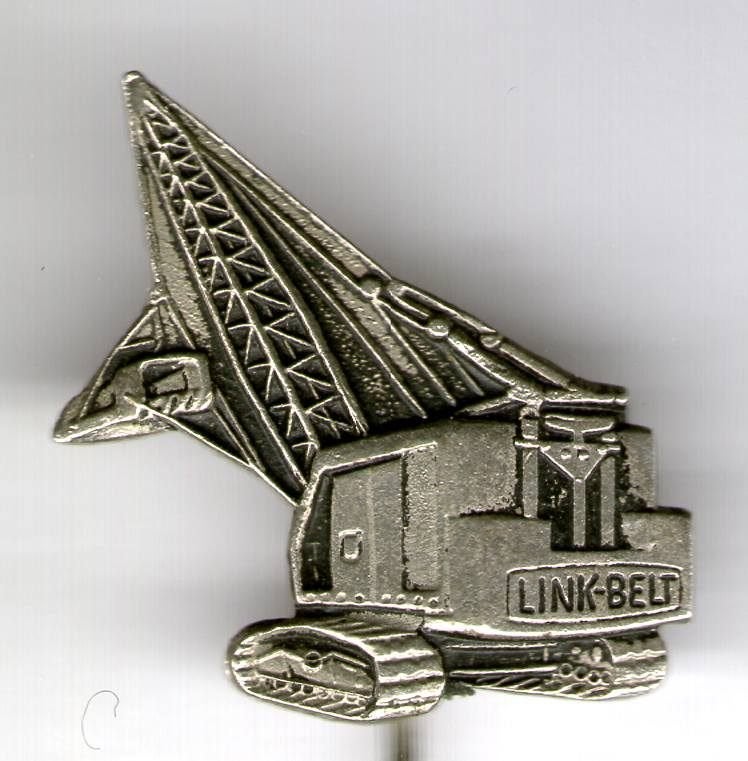 link-belt Corporation dragline zilverkl speldje ( G_226a), Ophalen of Verzenden, Zo goed als nieuw, Transport, Speldje of Pin