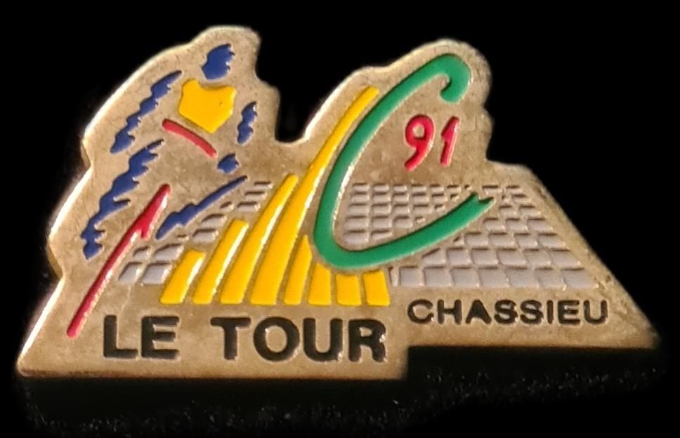 Le Tour Chassieu pin, Verzamelen, Speldjes, Pins en Buttons, Verzenden, Nieuw, Sport, Speldje of Pin