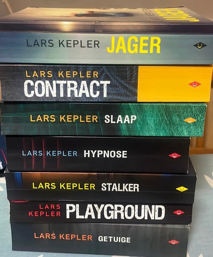 7 boeken van Lars Kepler, Ophalen of Verzenden, Gelezen