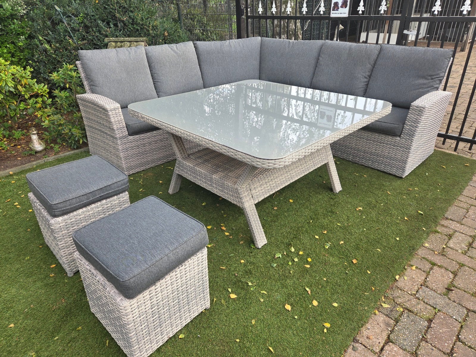 Prachtig luxe wicker loungeset / tuinset, Ophalen, Zo goed als nieuw, Wicker
