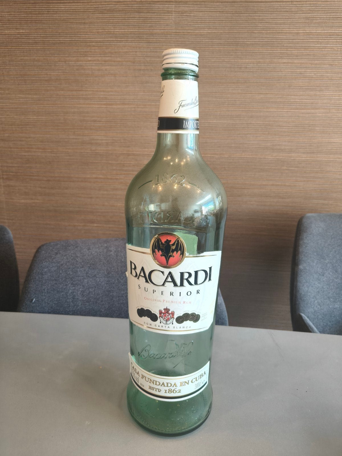 3 literfles bacardi (leeg), Ophalen, Flesje(s), Overige merken