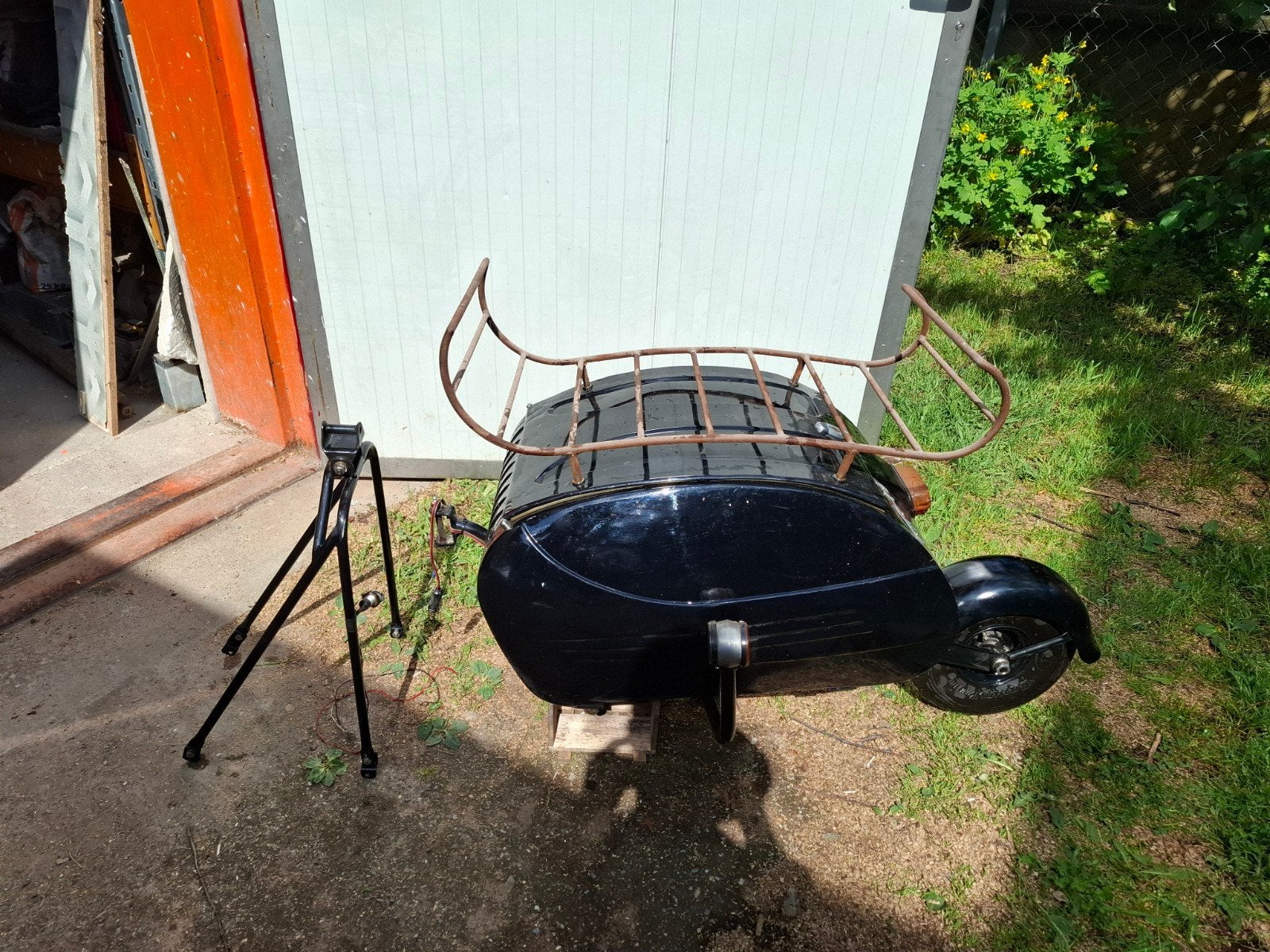 pav motor aanhanger!, Ophalen