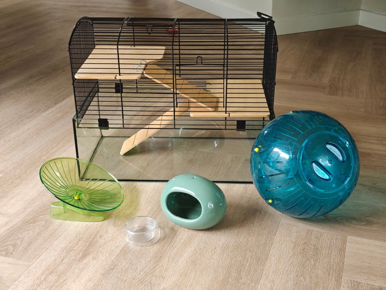 hamster of muizenkooi met toebehoren, Dieren en Toebehoren, Minder dan 75 cm, Zo goed als nieuw, Muis, Ophalen