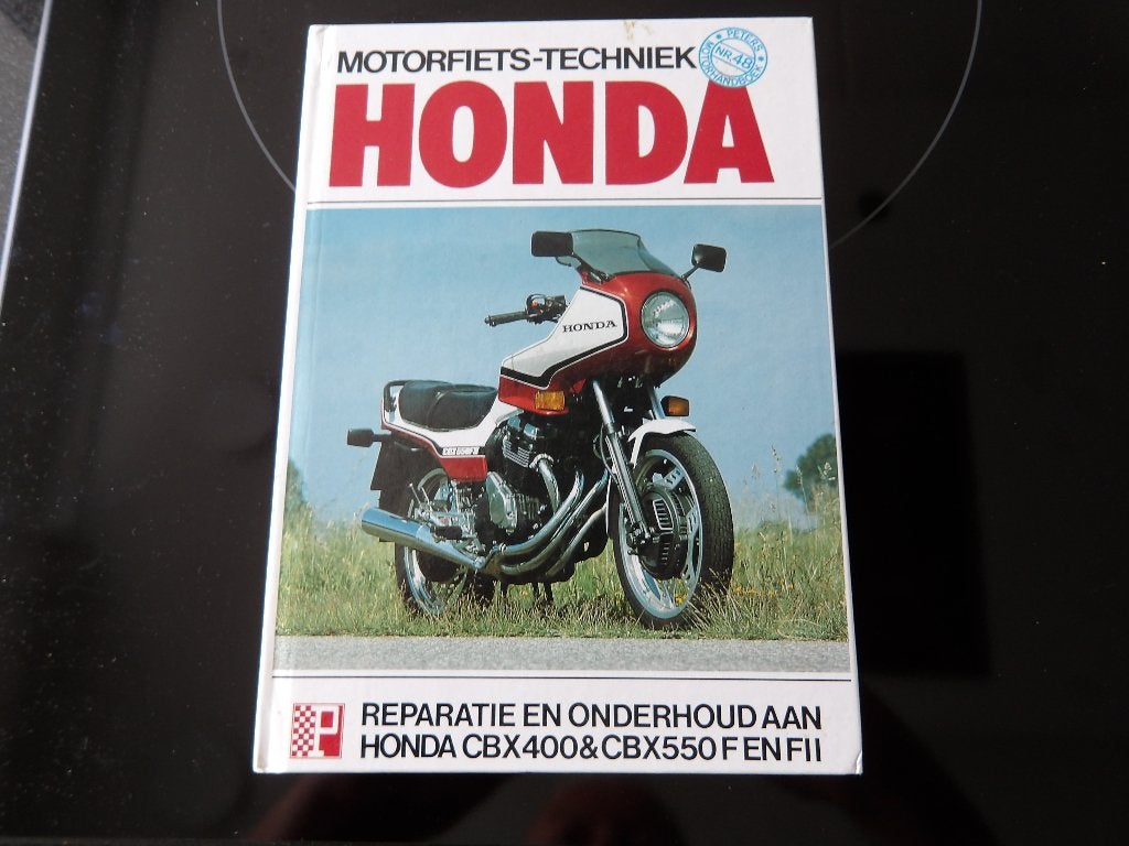 Motorfiets-Techniek Honda CBX400 & CBX550 F en FII, Motoren, Handleidingen en Instructieboekjes, Ophalen of Verzenden, Honda