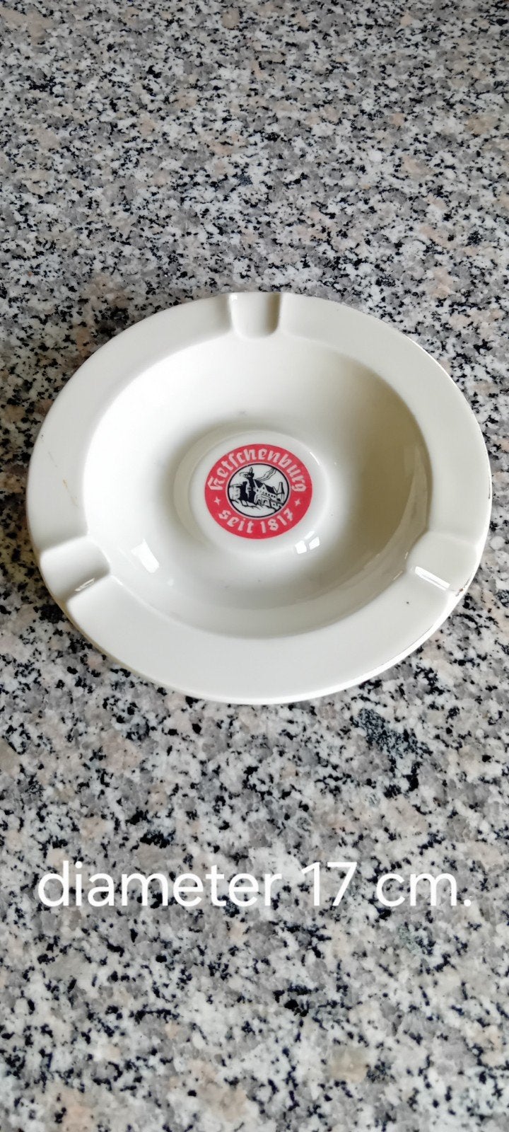 Oude porseleinen asbak, Ophalen of Verzenden