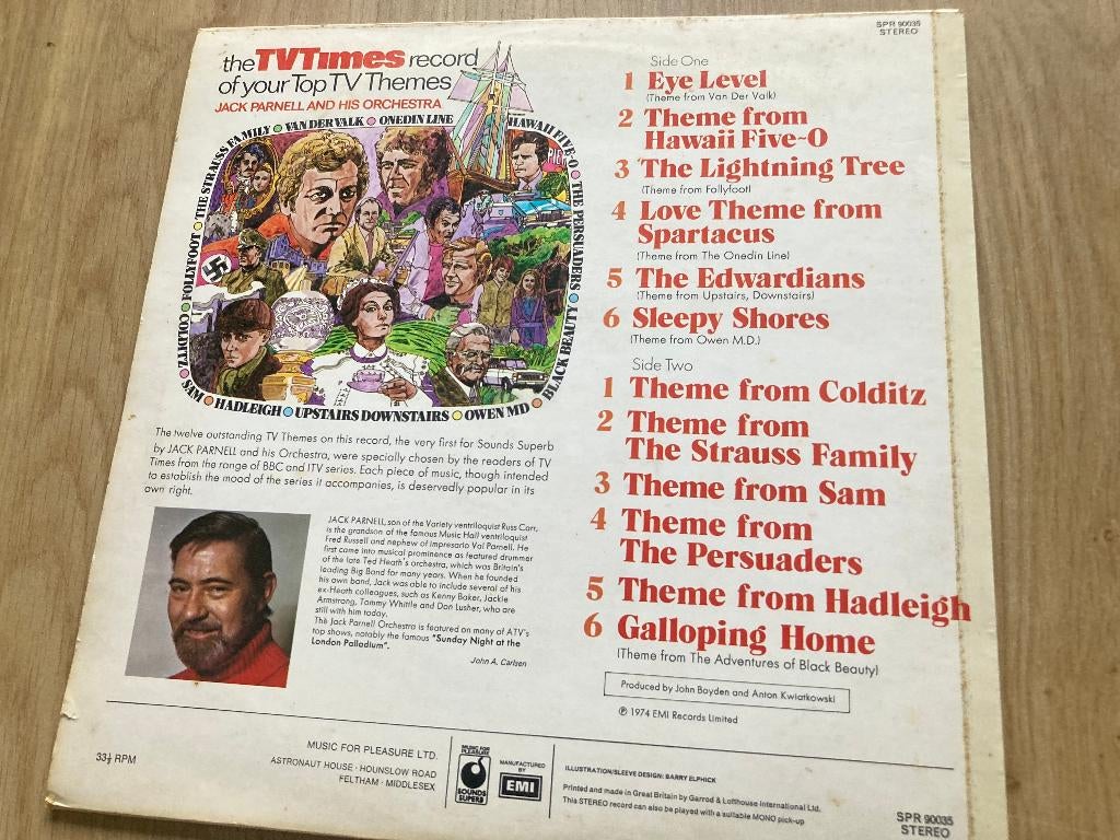 LP The TV Times record, Ophalen of Verzenden, Gebruikt, Overige formaten