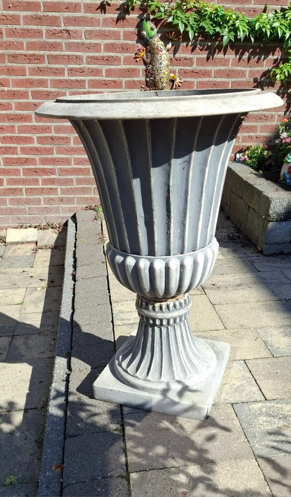 Grote tuinpot gebruikt, Ophalen