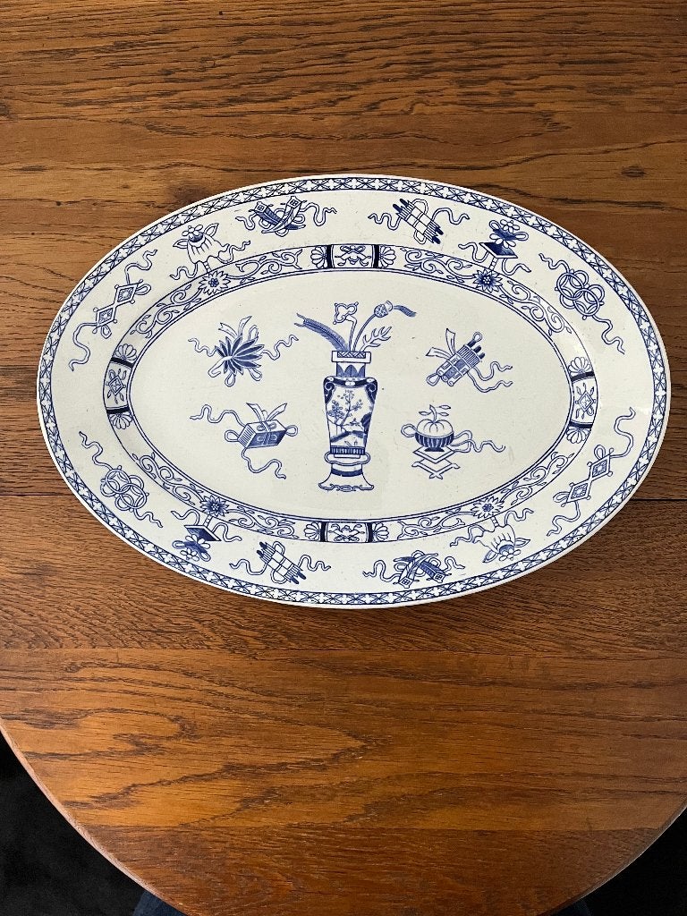 Ovale schaal Potiche, Ophalen of Verzenden