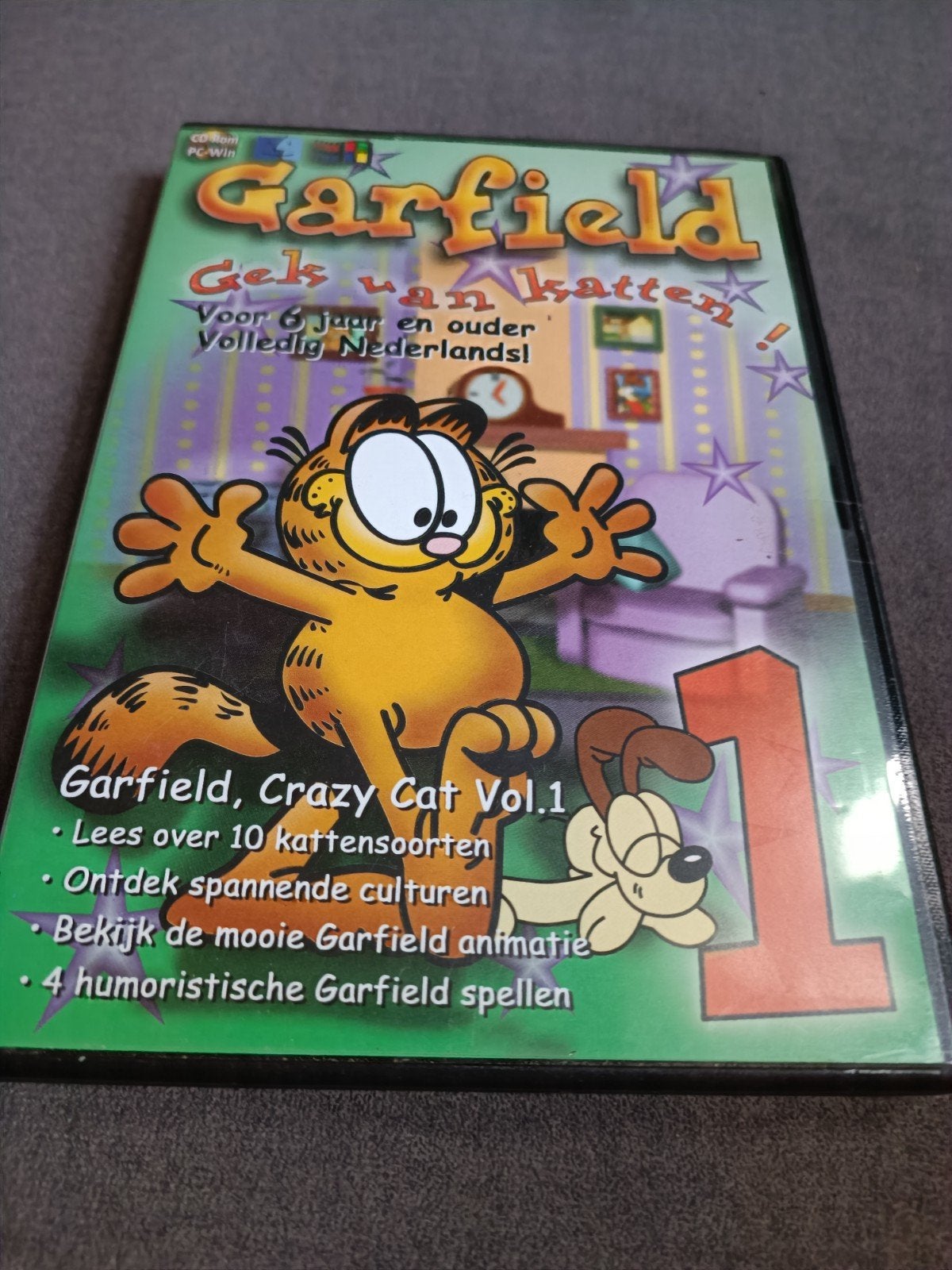 Garfield crazy cat vol.1 - dvd, Alle leeftijden, Ophalen of Verzenden, Zo goed als nieuw, Amerikaans