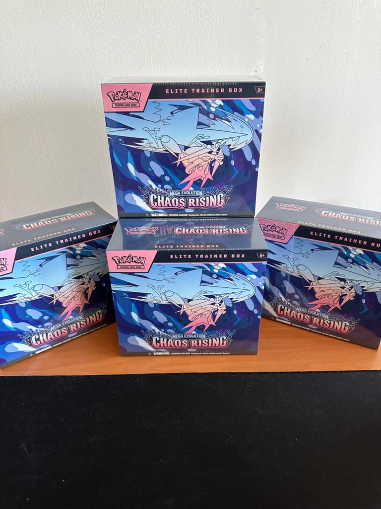 Pokémon Elite Trainer Box (etb) Chaos Rising, Ophalen of Verzenden, Nieuw, Boosterbox