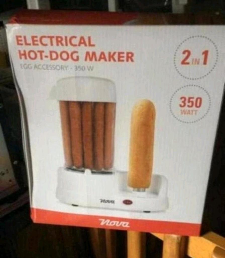 elektrische hot-dog maker / eierkoker
Zie foto’s voor specif, Ophalen of Verzenden