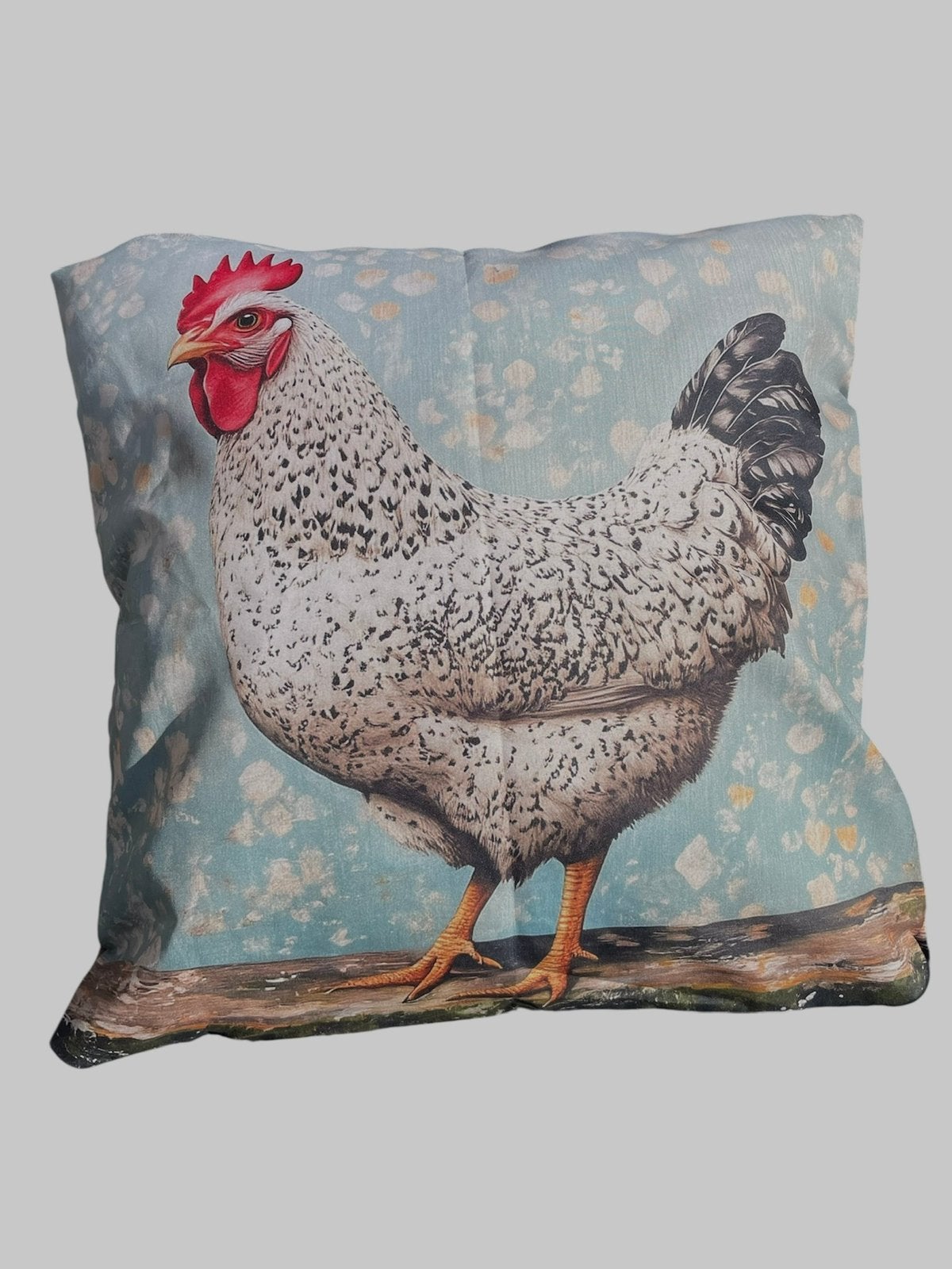 NIEUW !! Superleuk kussenhoesje met kip, Ophalen of Verzenden, Nieuw, Vierkant