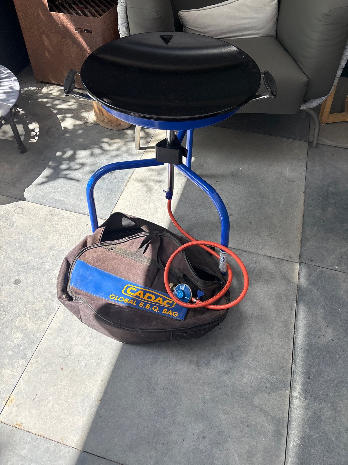 Cadac Global BBQ met tas en gasslang, Ophalen, Gebruikt