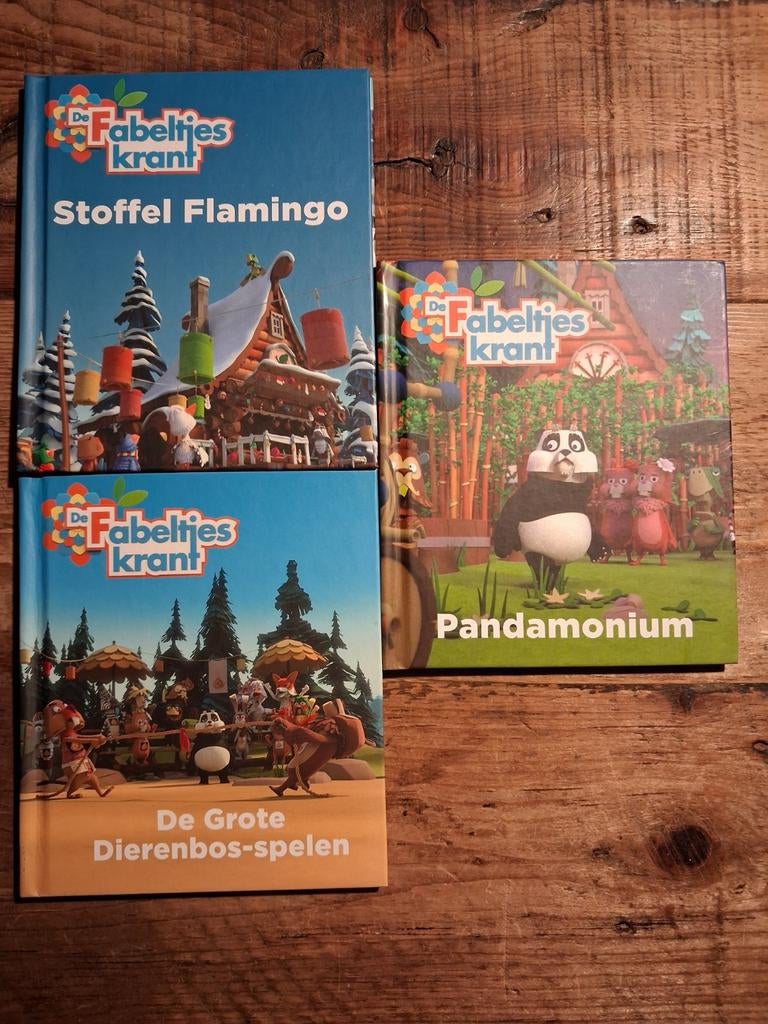 De Fabeltjeskrant - Stoffel Flamingo plus nog 2, Ophalen of Verzenden, Zo goed als nieuw, Fictie algemeen