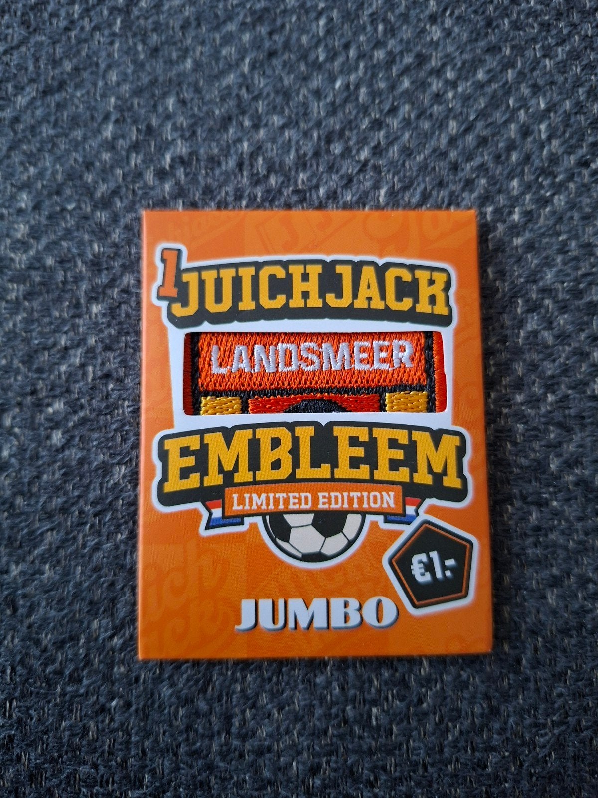 Jumbo Juichjack Landsmeer Embleem Limited Edition, Ophalen of Verzenden, Nieuw