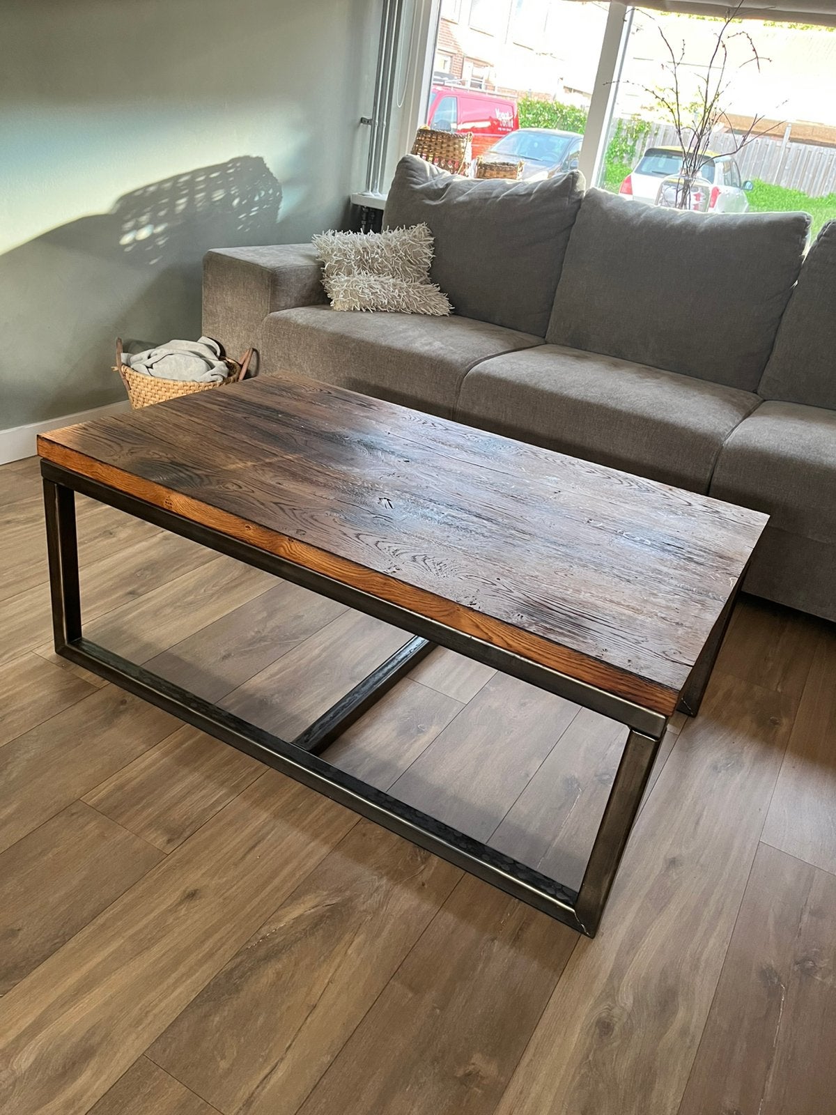 Salontafel, Huis en Inrichting, Ophalen, 100 tot 150 cm, 50 tot 100 cm, Zo goed als nieuw