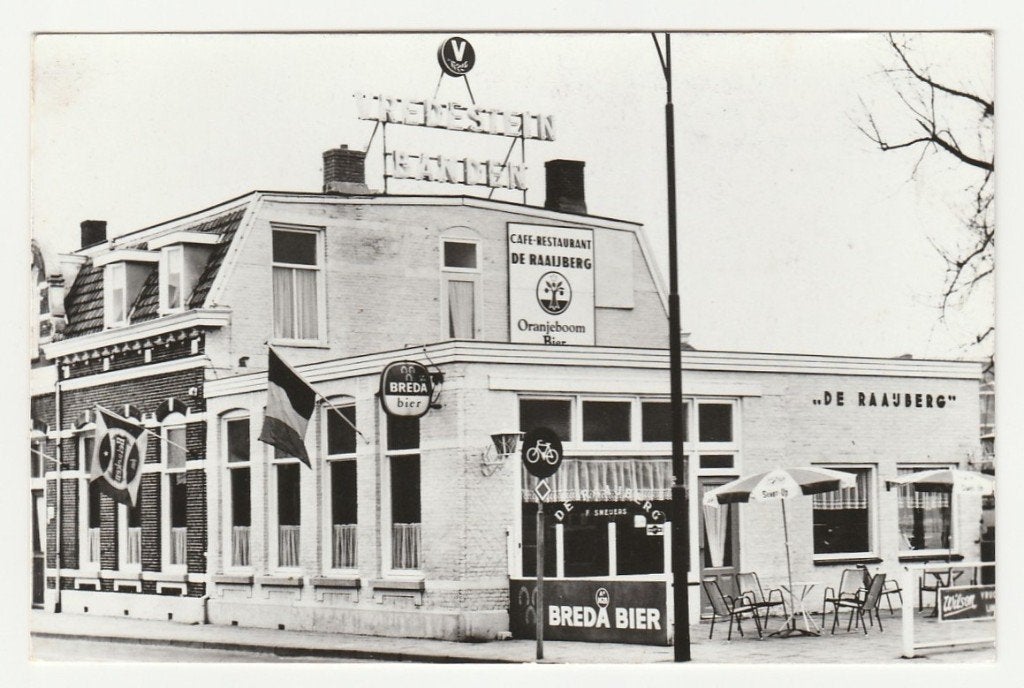 Bergen op Zoom - Cafe-Restaurant De Raaijberg, Ophalen of Verzenden, 1960 tot 1980, Ongelopen, Noord-Brabant