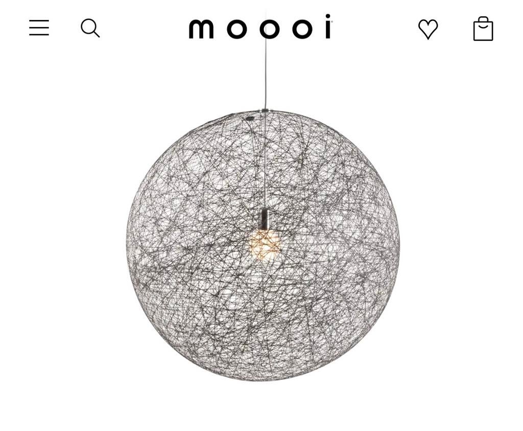 2 Moooi random light lampen zwart, Ophalen, Zo goed als nieuw