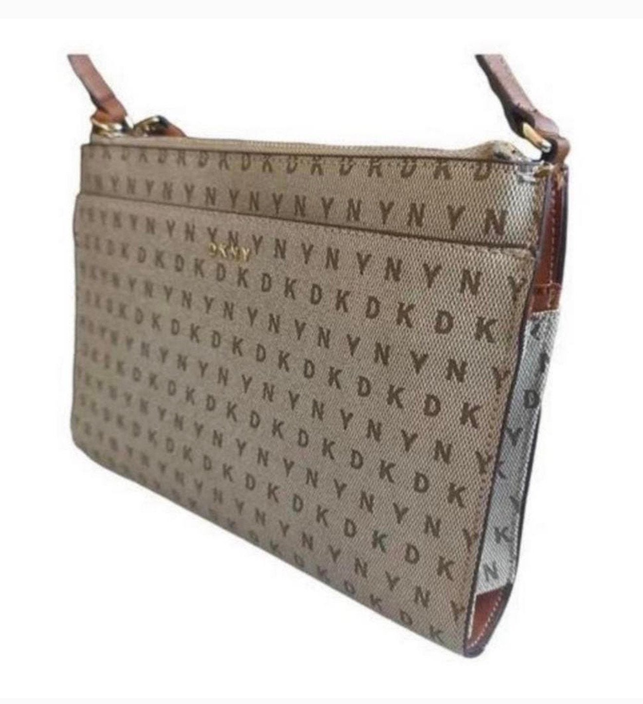 DKNY Bryant Park TZ Crossbody Bag tas portemonnee in 1 NIEUW, Beige, Nieuw, Ophalen of Verzenden, H