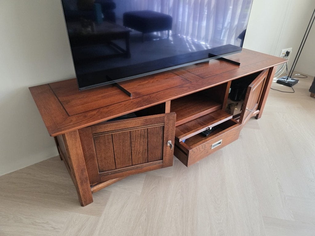 tv meubel, Huis en Inrichting, Kasten | Televisiemeubels, Ophalen, 150 tot 200 cm, Zo goed als nieuw, Minder dan 100 cm