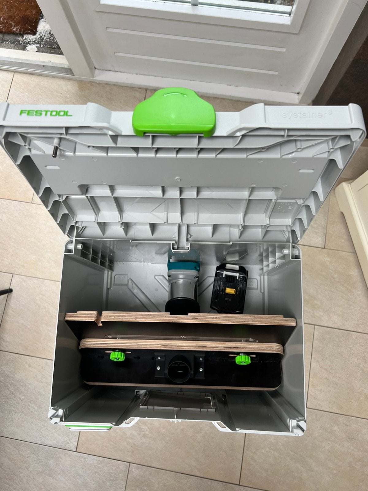 Freesinlegplaat tbv Festool-Tanos systainer SYS M337 koffer, Ophalen of Verzenden, Nieuw