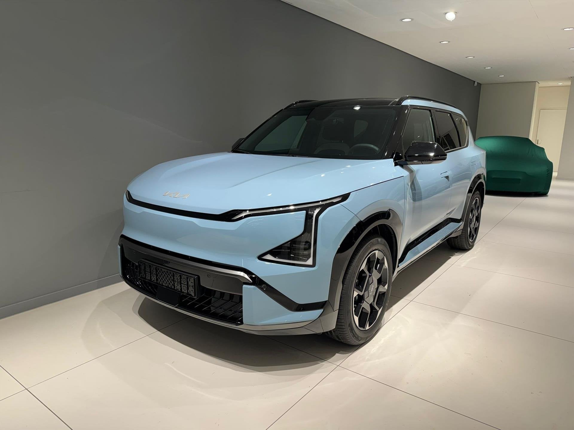 Kia Ev5 81,4 kWh 217pk 2WD GT-Line Business Edition, Auto's, Kia, Automaat, 12 maanden, Gebruikt, Blauw